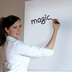 Plain White Magic Whiteboard - 25 sheet roll