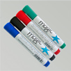 4 Magic Whiteboard dry markers (4 colours, mixed)
