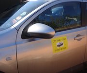Taxi Vehicle Graphics  Sticks to car doors to create instant vehicle grahics