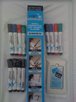 Super Saver Deal - 1 Plain Magic Whiteboard, 1 Pack of Magic Wipes, 2 packs of Coloured Markers, 1 Pack of Black Markers 
