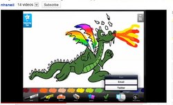 <p>Magic Drawing Pad app for iPhone &amp; iPad</p>