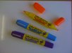 Magic Blackboard Chalk Markers - Pack of 3 - Blue, Purple and Orange