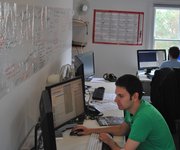 Magic Whiteboard in open plan office
