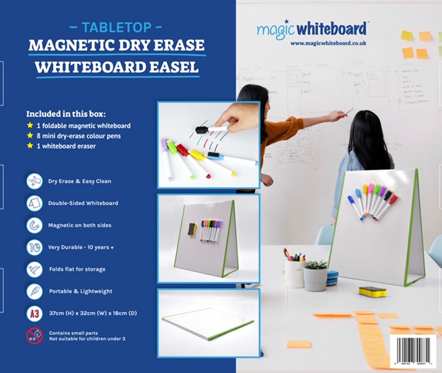 small tabletop whiteboard